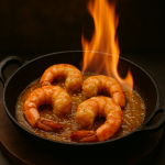 Gambas flambées